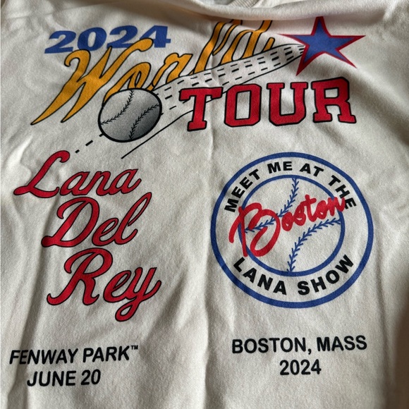 Lana Del Rey Fenway Park ‘24 Pullover 2XL - Picture 3 of 4